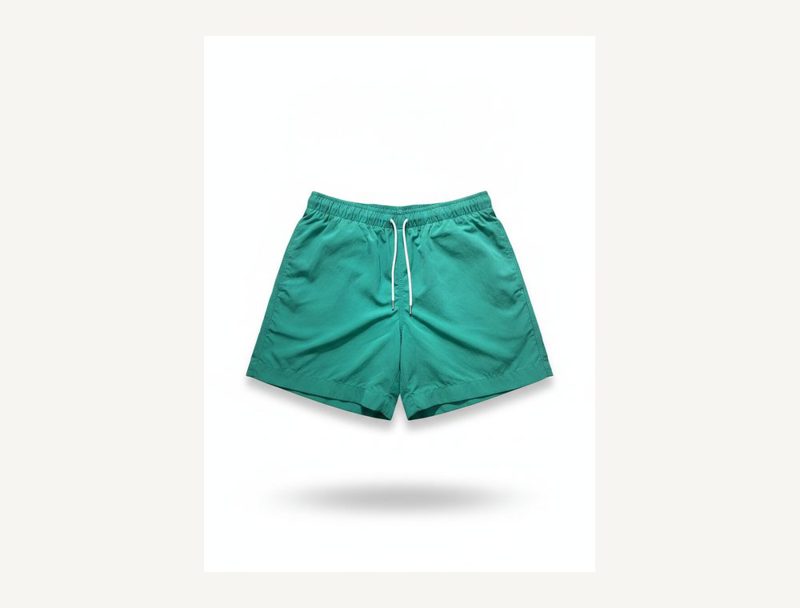 HERMÈS Hermes Green Swim Shorts — Green, M