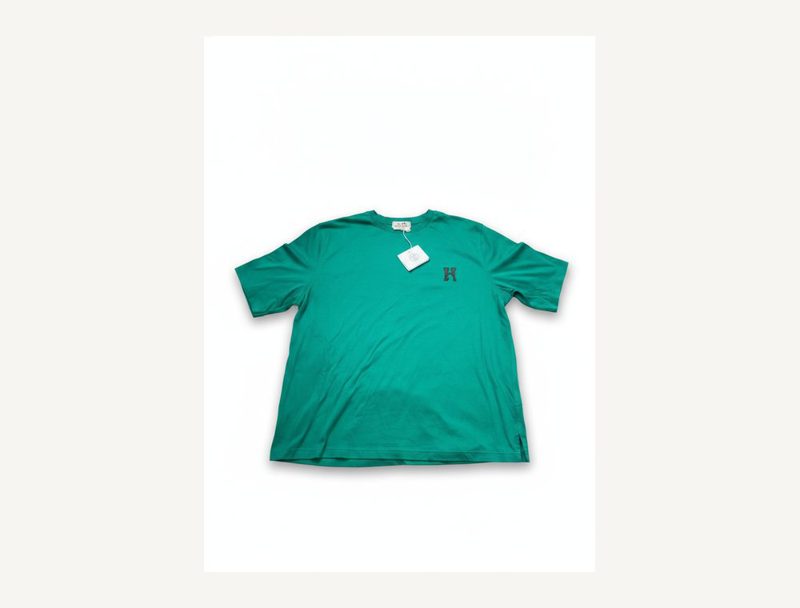 HERMÈS Hermes Green H T Shirt — Green, M