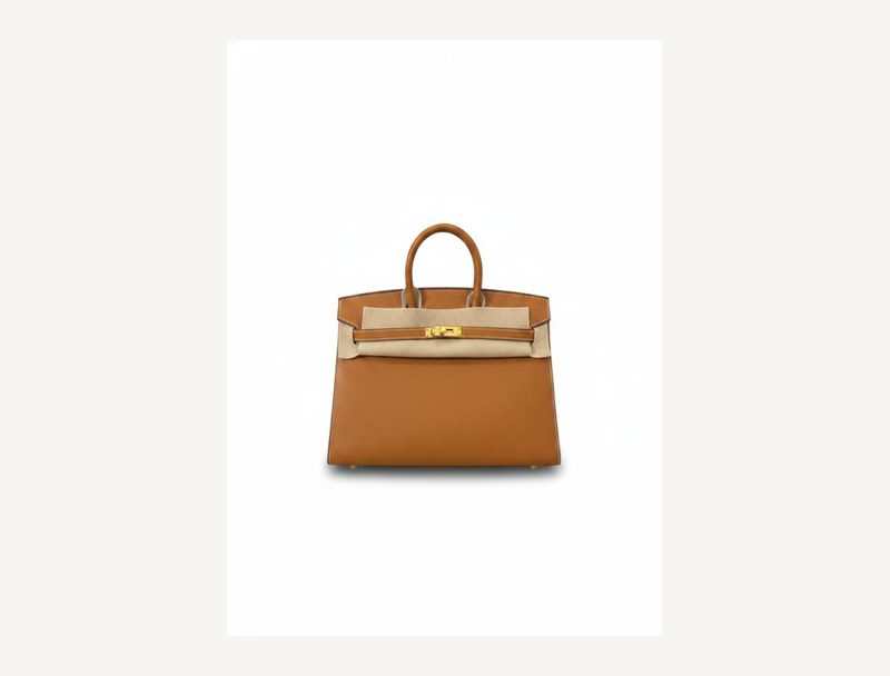 HERMÈS Gold Epsom Birkin 25 — Gold