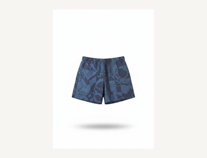 HERMÈS Hermes Swim Shorts — Dark Blue, M
