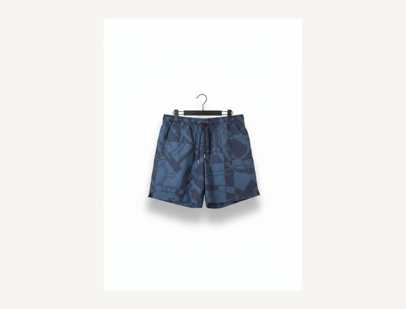 HERMÈS Hermes Swim Short — Dark Blue, L