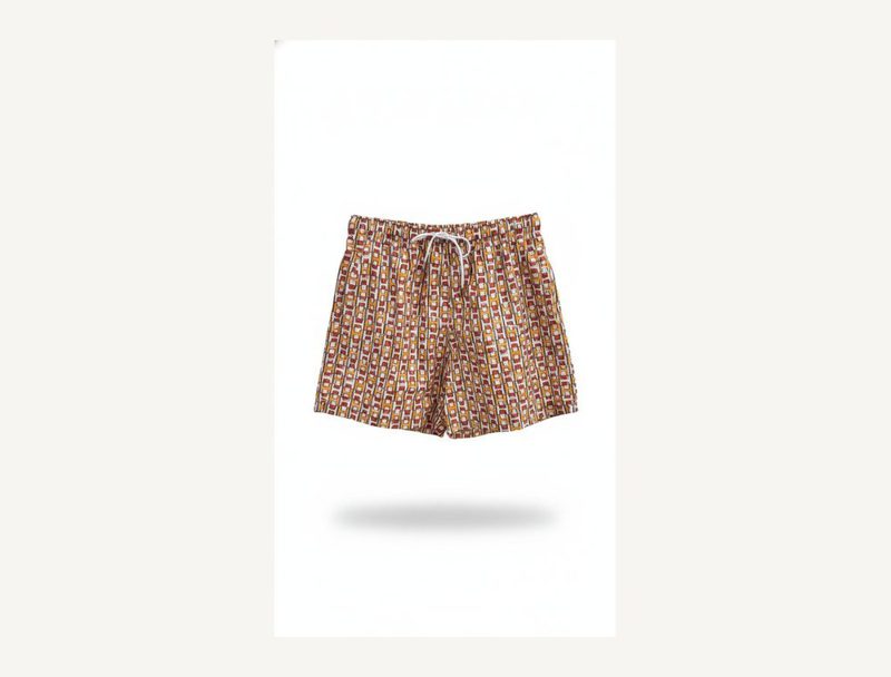 HERMÈS Hermes Swim Short — Orange, S