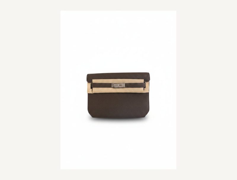 HERMÈS Depeche PHW Togo — Brown