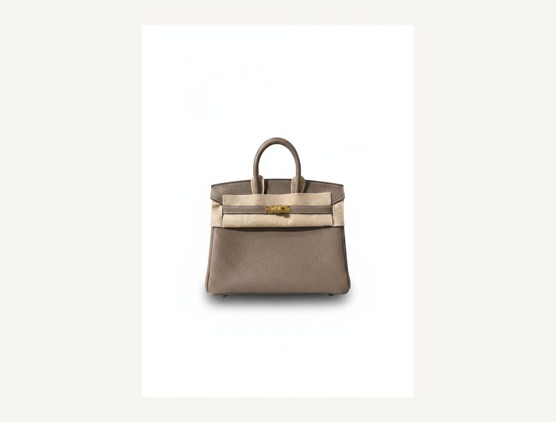HERMÈS Birkin 25 Etoupe GHW Togo — Etoupe
