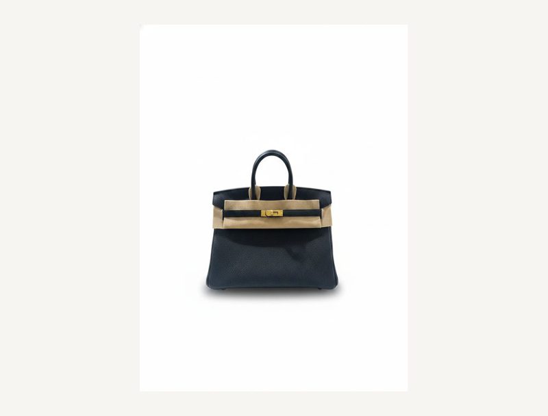 HERMÈS Birkin 25 Noir GHW