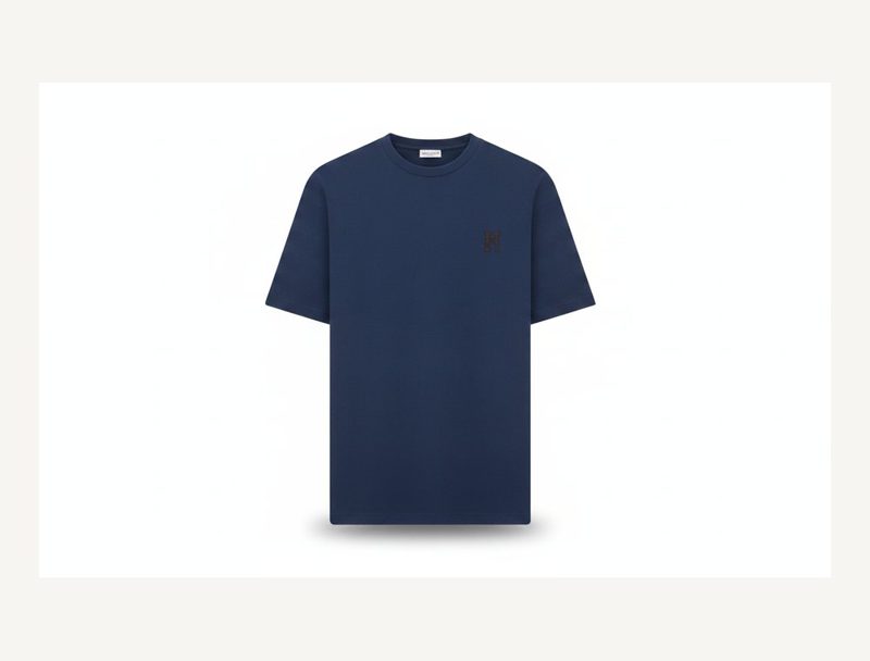 HERMÈS Navy Hermes T shirt — Navy, M