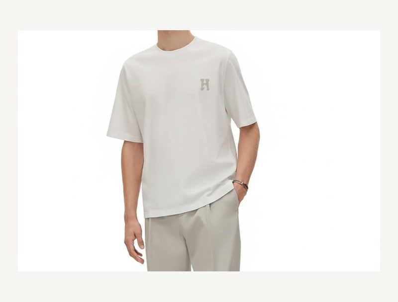 HERMÈS White Hermes T shirt — White, M