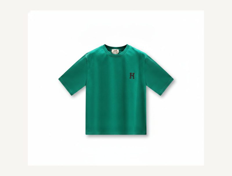 HERMÈS Green Hermes T shirt — Green, L