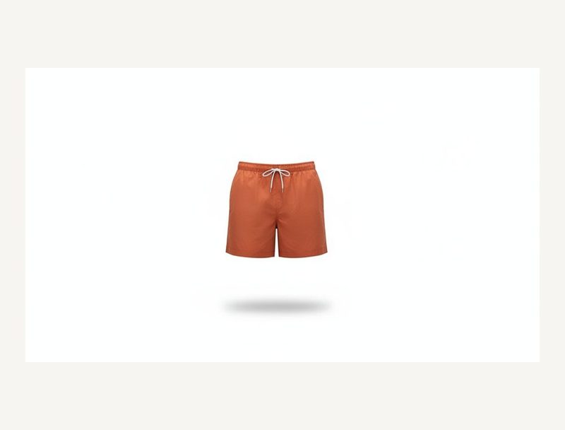 HERMÈS Hermes Orange Swimshorts — Orange, M