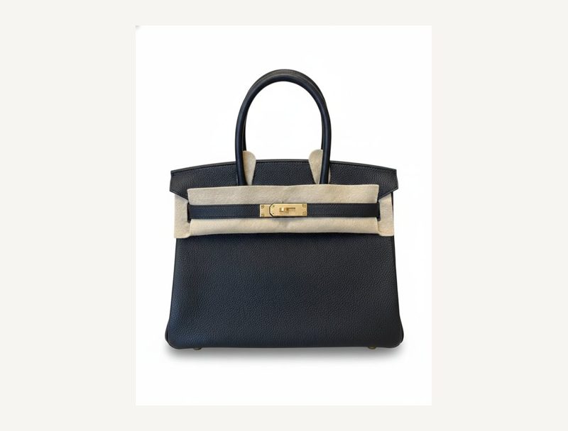 HERMÈS Black Birkin 30 Togo — Black