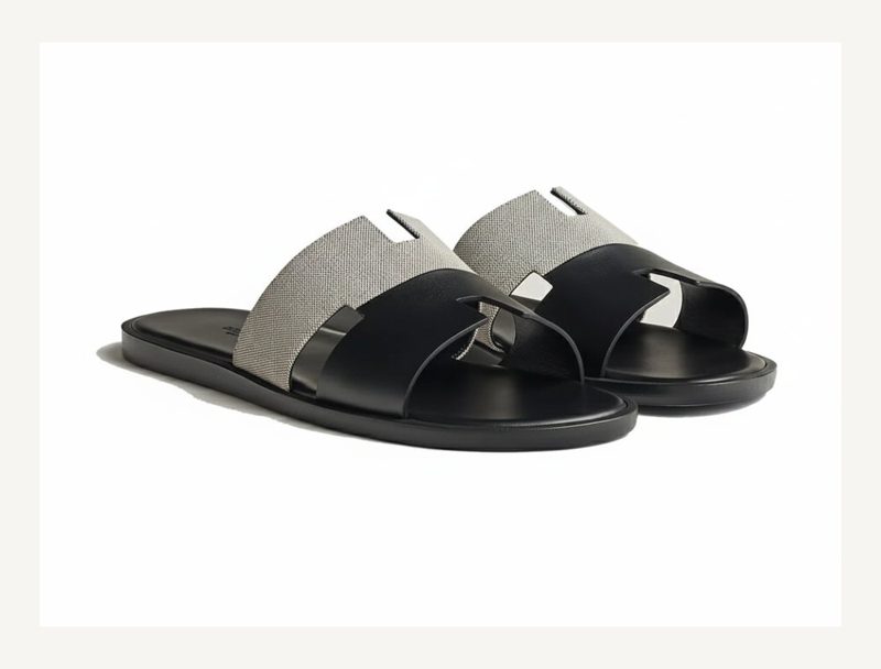 HERMÈS Hermes Sandals — Black, 42