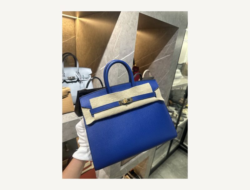 HERMÈS Hermès Birkin 25 — Dark Blue