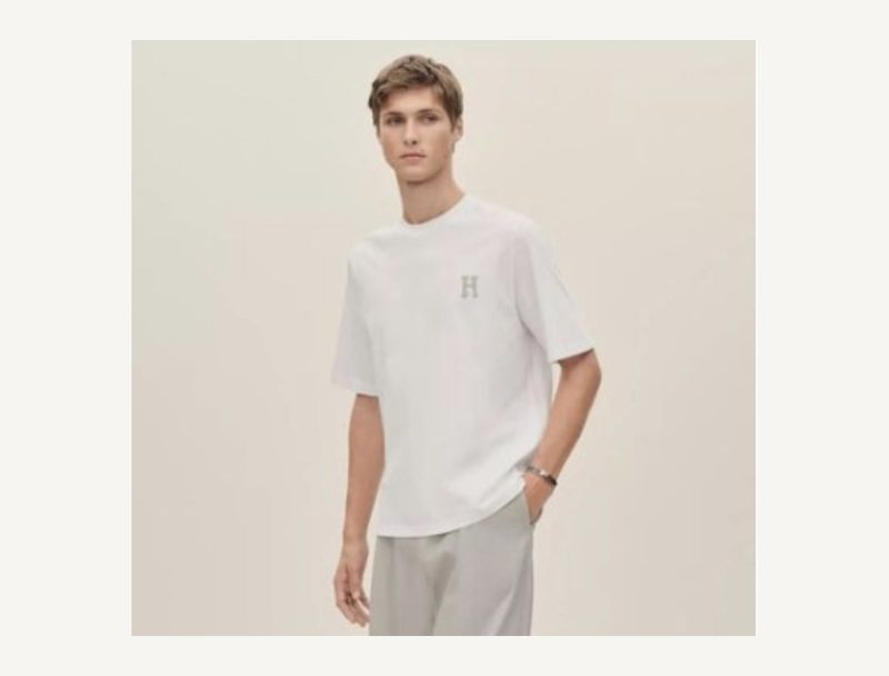 HERMÈS Hermes T Shirt — White, XL