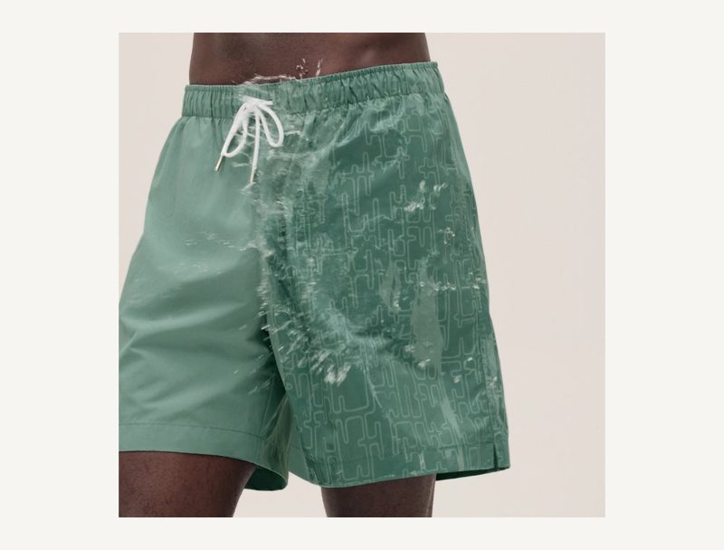 HERMÈS Hermes Swim Shorts — Celedon