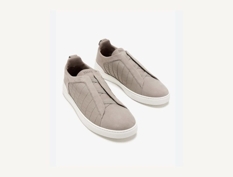 ZEGNA Zegna — Taupe, 10.5 UK