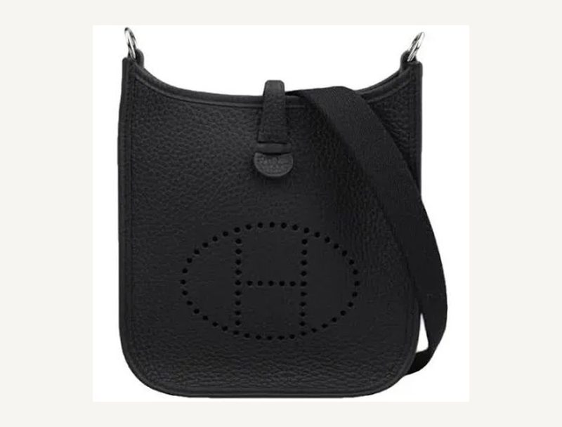 HERMÈS Hermes Mini Evelyn — Black