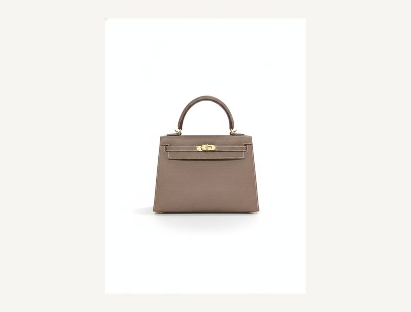 HERMÈS Hermes Kelly 25 Etoupe GHW — Etoupe