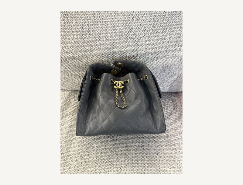 HERMÈS Chanel 25 Hobo — Dark Grey