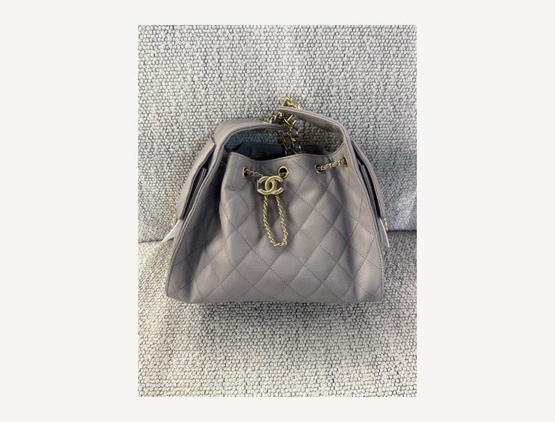 CHANEL Chanel 25 hobo — Light Grey