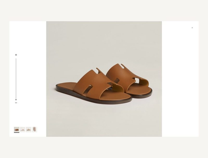 HERMÈS Hermes Izmir — Brown, 42