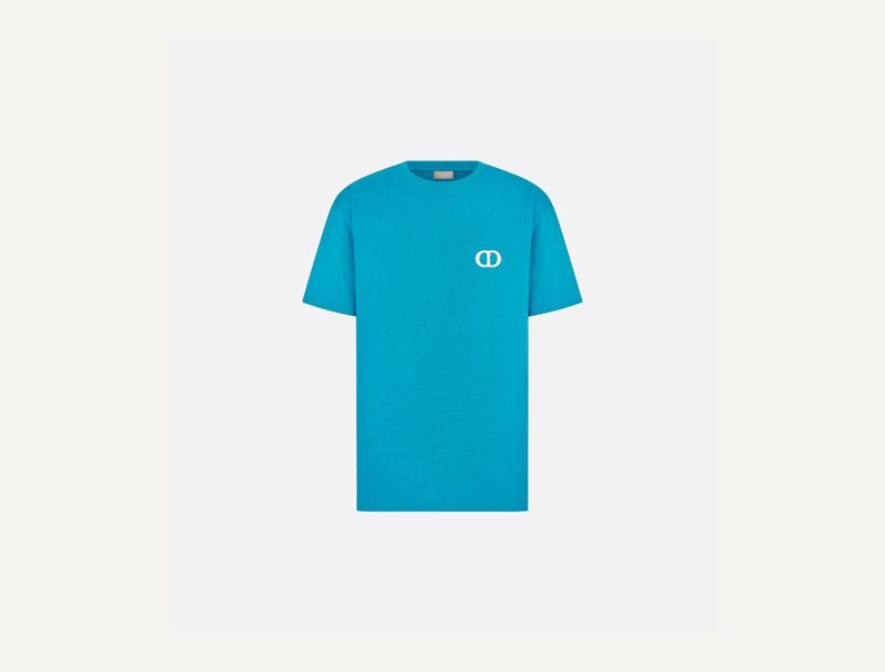 DIOR Dior cd t shirt — Sky Blue, L