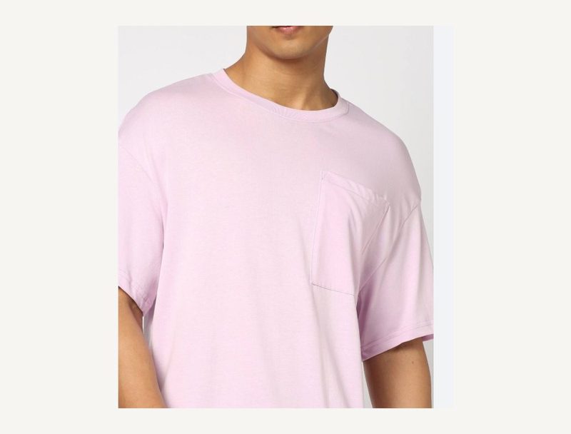 HERMÈS Hermes H Pocket T Shirt — Lilac Purple, L