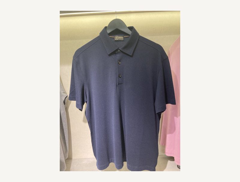 ZEGNA Zegna t shirt — Navy Blue, M