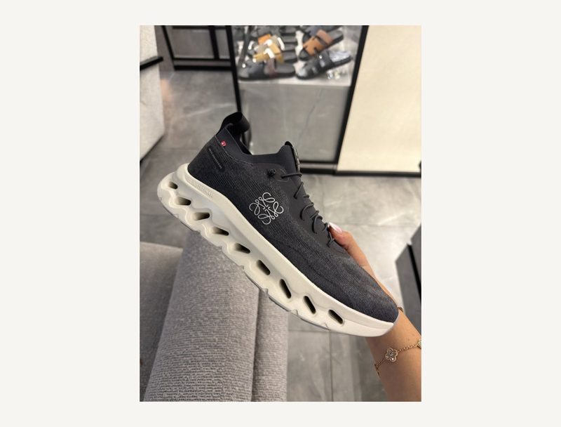 LOEWE Loewe On Running Sneaker — Denim, 45