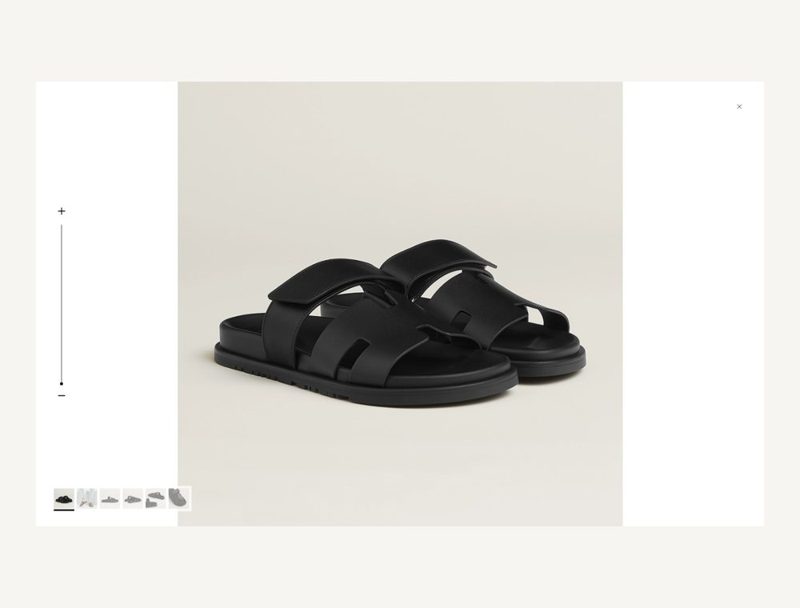 HERMÈS Hermes Chypre Sandals