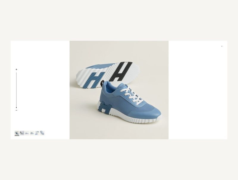 HERMÈS Hermes Bouncing — Blue Suede