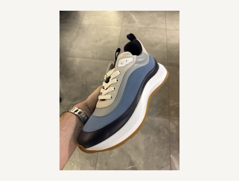 HERMÈS Hermes grammy — Grey Blue Navy, 41