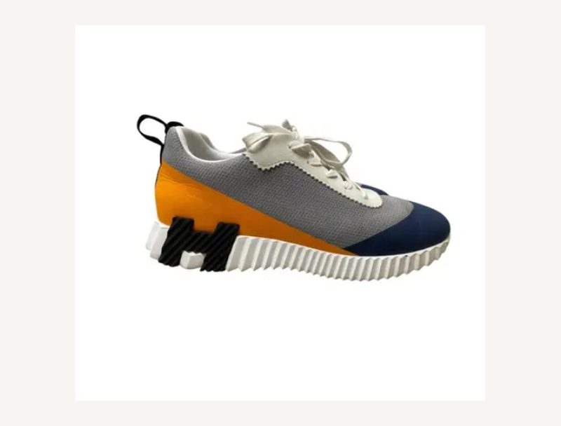 HERMÈS Hermes Bouncing — Yellow Blue Grey, 41